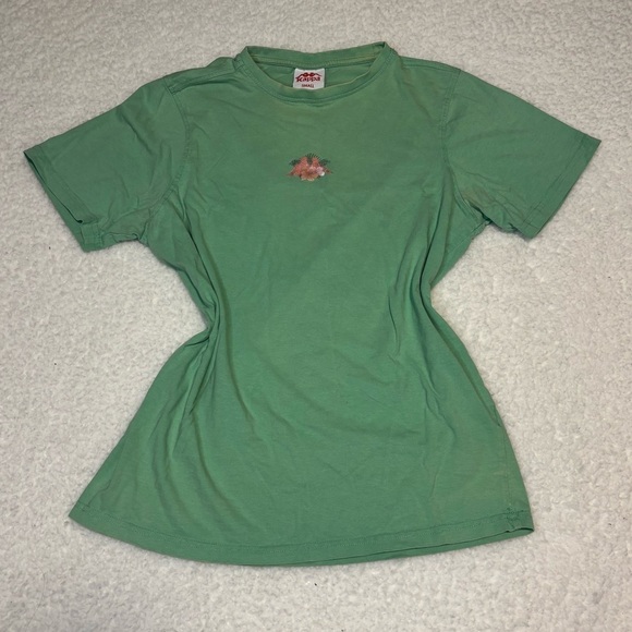 Kappa Women Green Hawaii Endless Summer Short Sleeve T-shirt - Picture 1 of 9